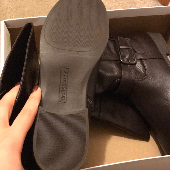 {Croft &Barrow} Tall Dark Brown Riding Boots - Picture 7 of 8